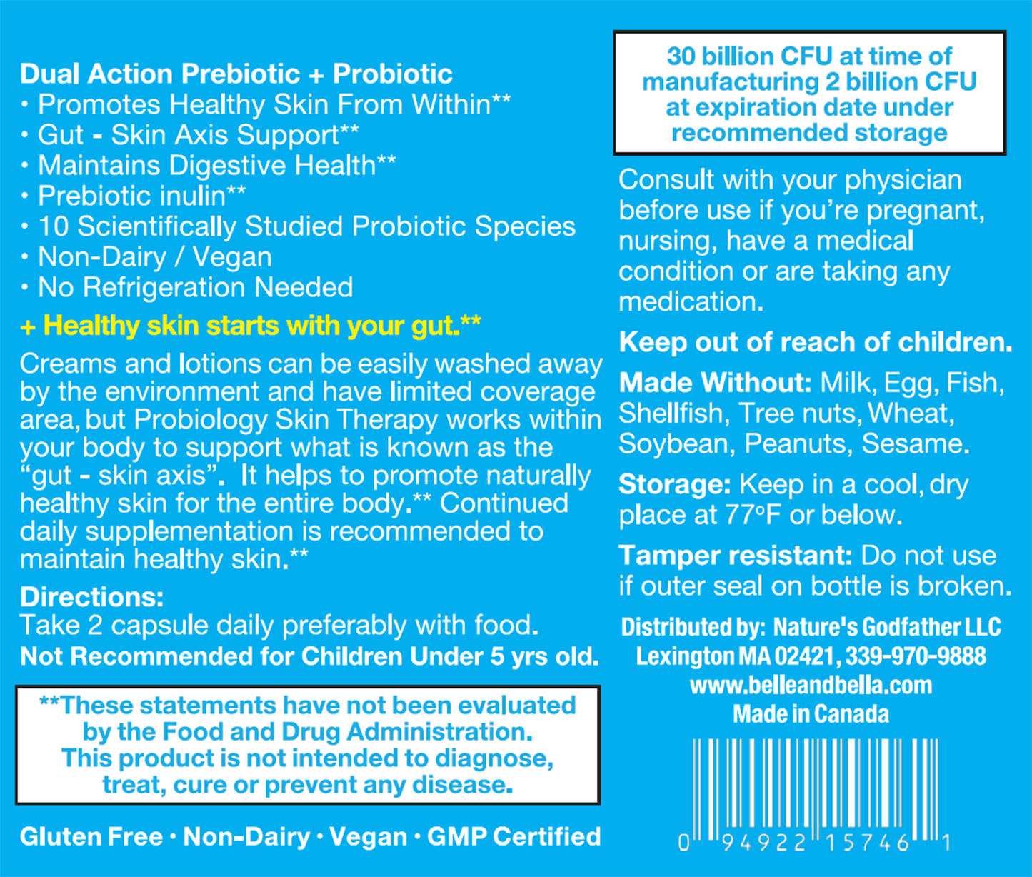 Probiotic Skin Therapy